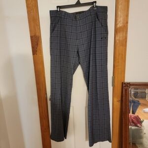 Oakley Gray Plaid Pants